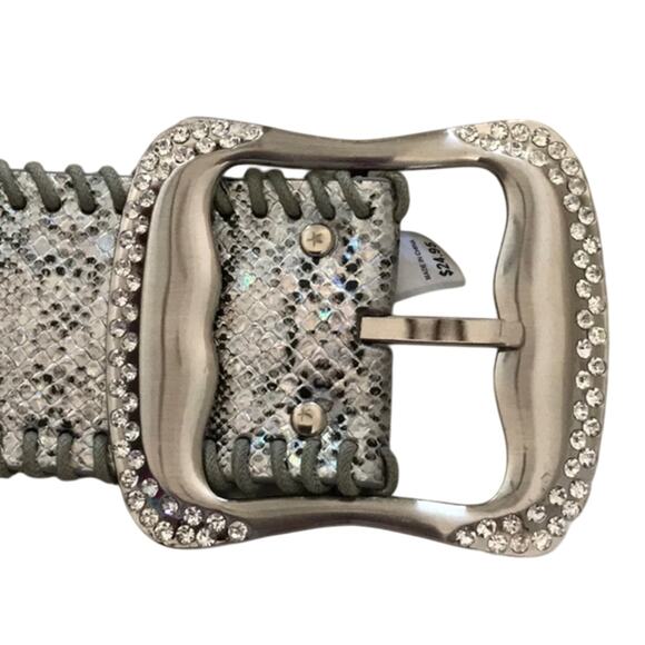 Daytrip Accessories - Daytrip jeweled bling belt with buckle size medium festival concert western